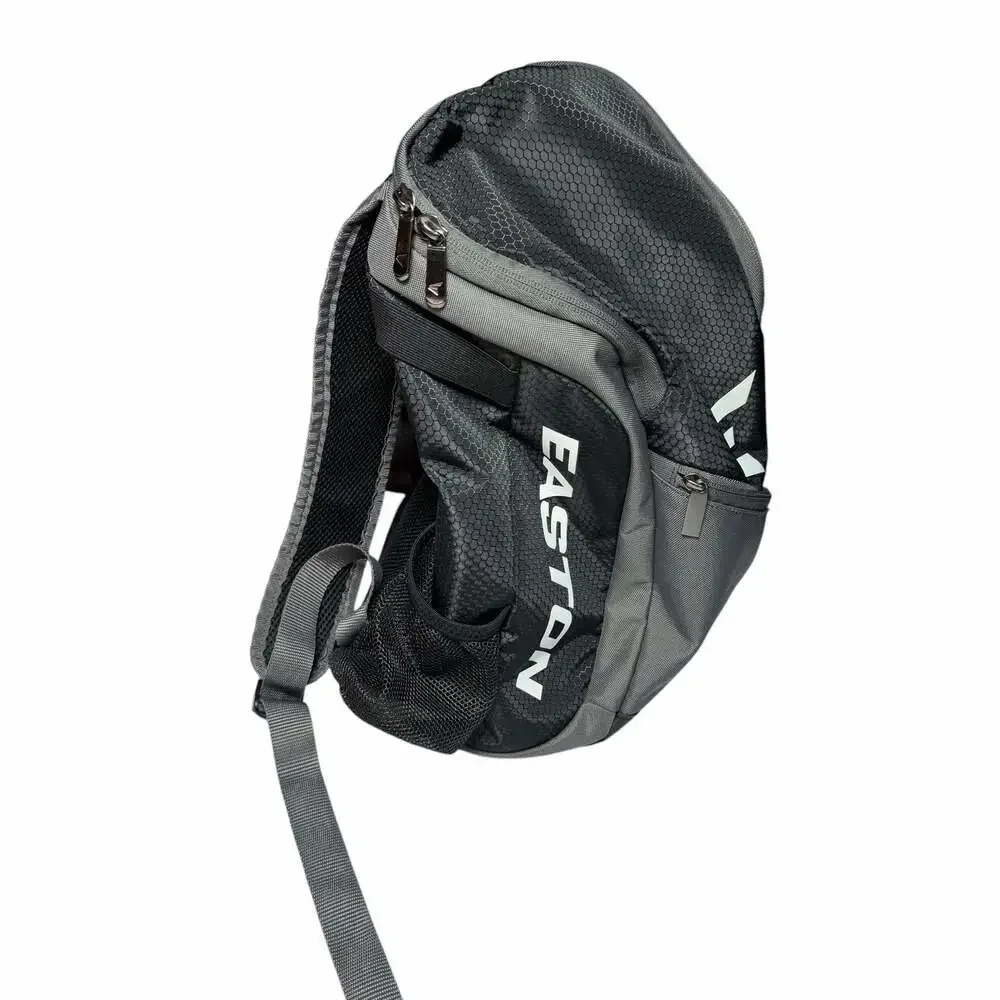 Easton Game Ready Youth Baseball Backpack Black and Grey